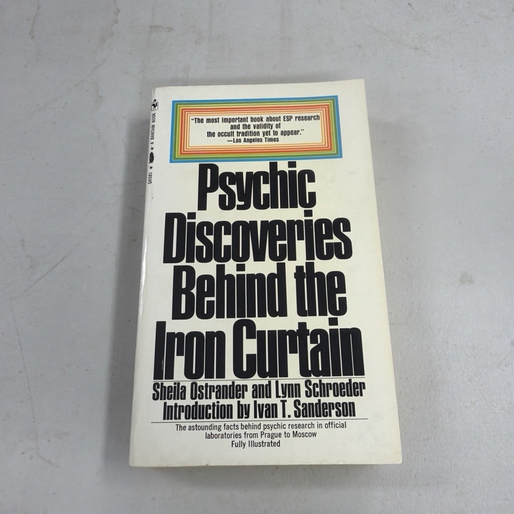 Psychic Discoveries Behind the Iron Curtain by Sheila Ostrander  vintage 1970